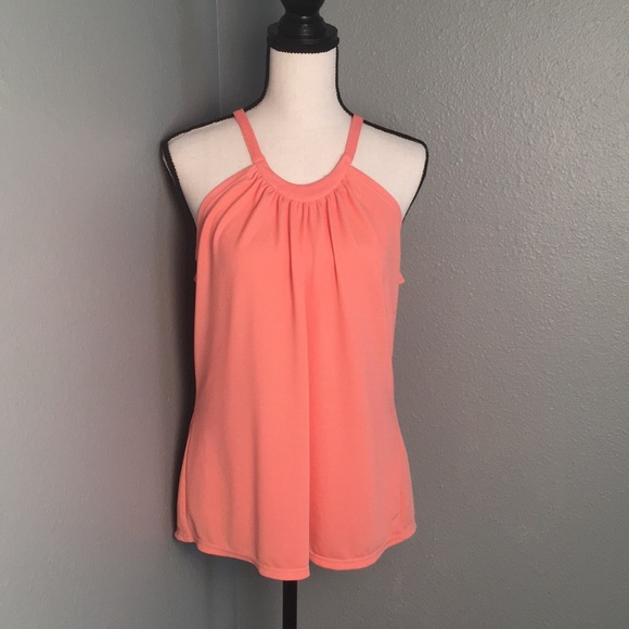 Coral High Neck Top - Picture 1 of 5